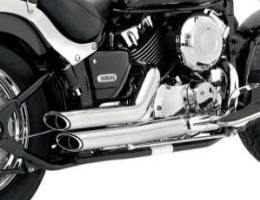 v star 650 exhaust pipes